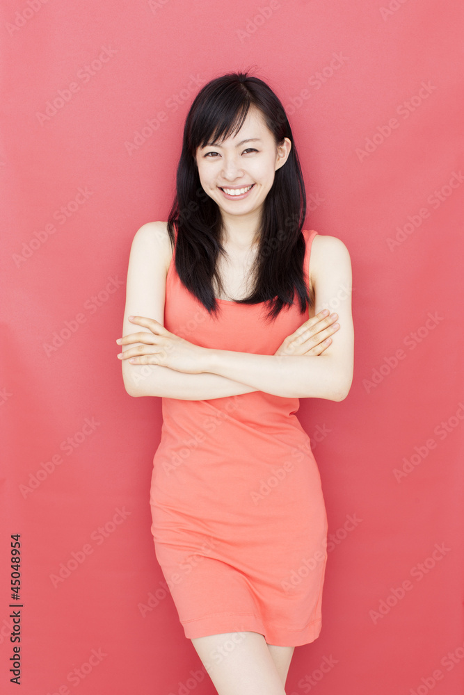笑顔の女性 笑顔の女性
