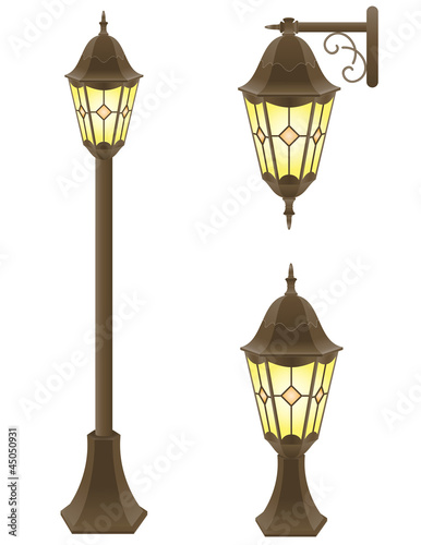 streetlight vector illustration