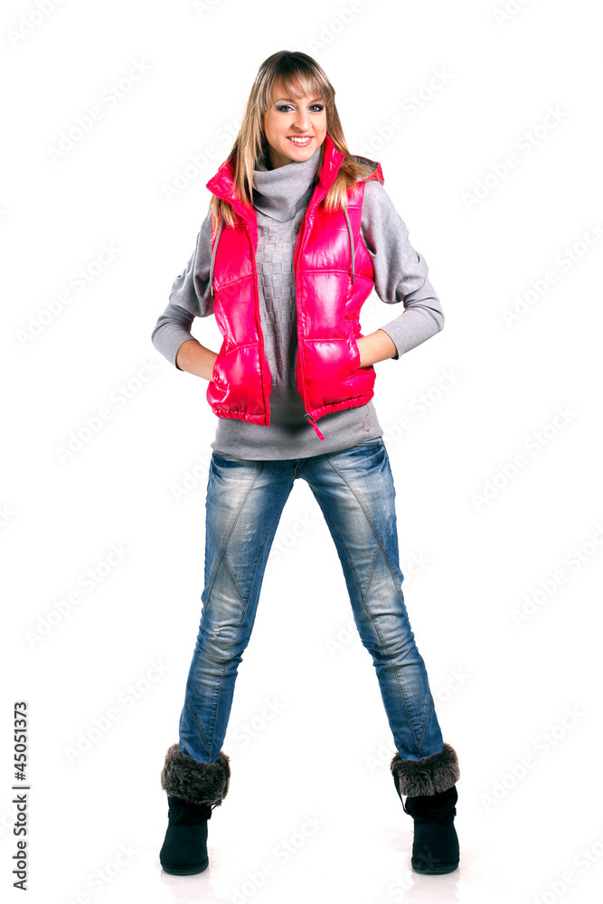 beautiful girl in winter clothing beautiful girl in winter clothing