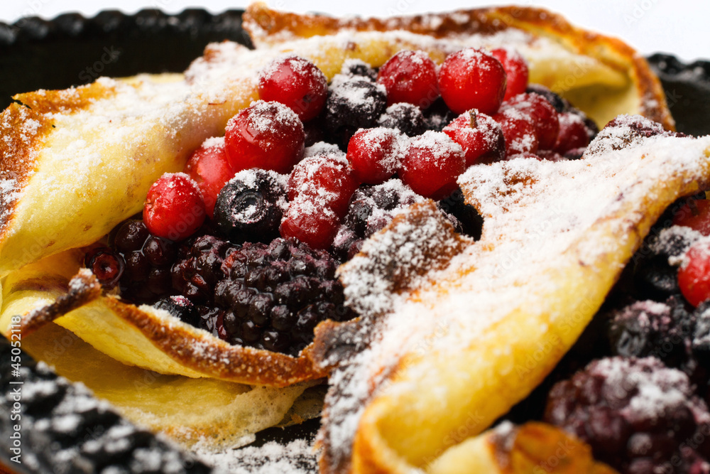 pancakes with berries pancakes with berries
