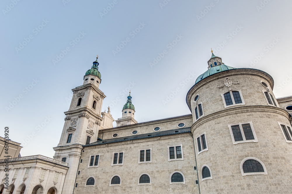 The Salzburg Cathedral (Salzburger Dom) at Salzburg, Austria