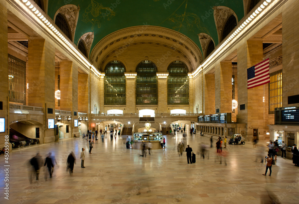 NEW YORK CITY - JUNE 26: Main hall of Grand Central Station June