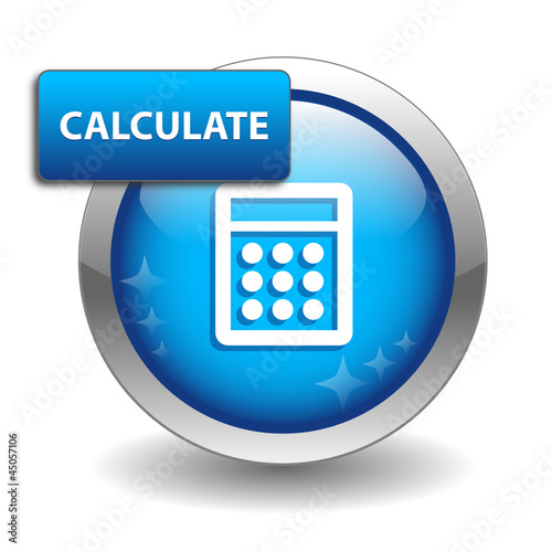 CALCULATE Web Button (calculator mathematics tools online icon)