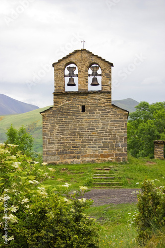 romanesque church of Sant Quirc de Durro in Vall de Boi photo