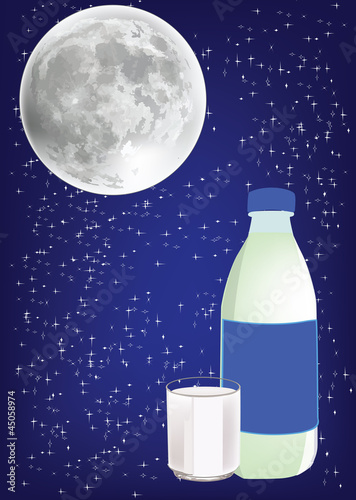 bottled milk