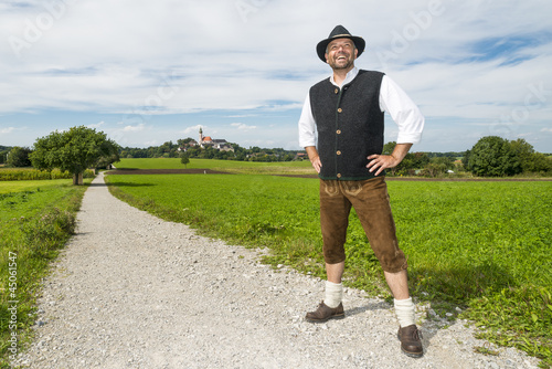 Bavarian traditional costume photo