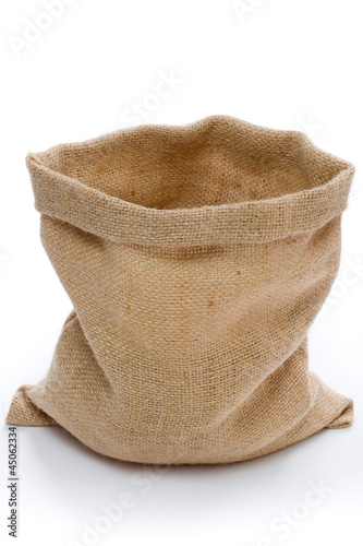 Canvas Print Empty burlap sack