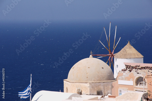 Остров Санторини - визитная карточка Греции photo