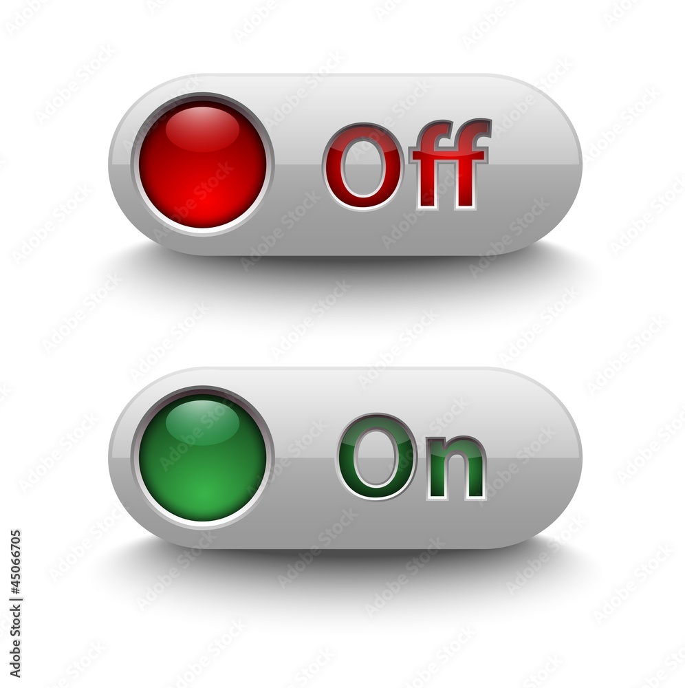 On Off button On Off button
