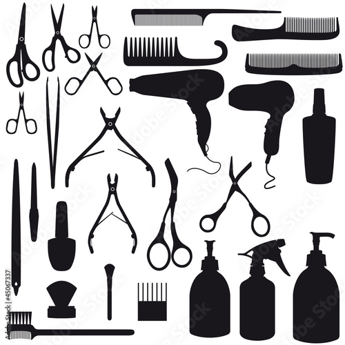 Hair Accessories Silhouettes