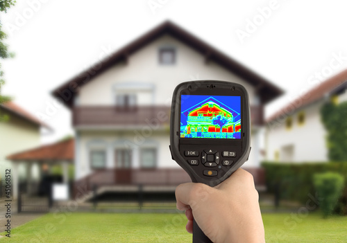 Thermal Image of the House photo