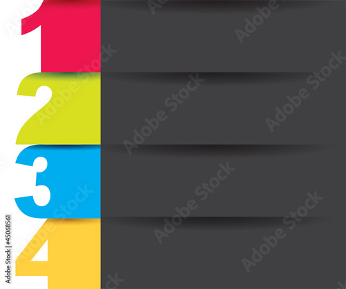 Numbers colors