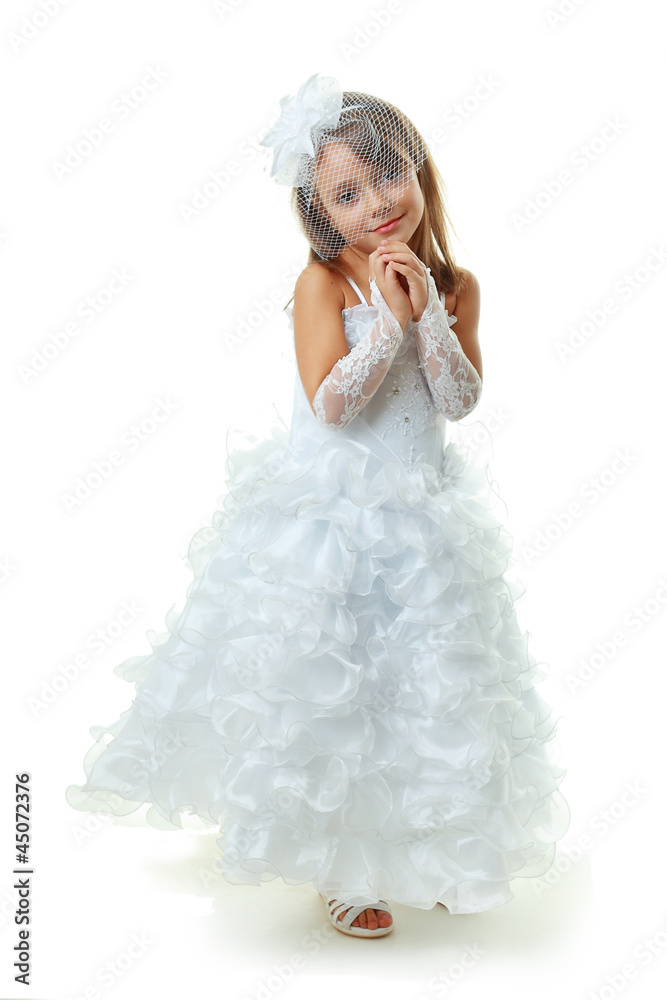 Portrait of cute little girl
