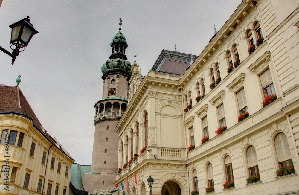 rue de veszprem en hongrie