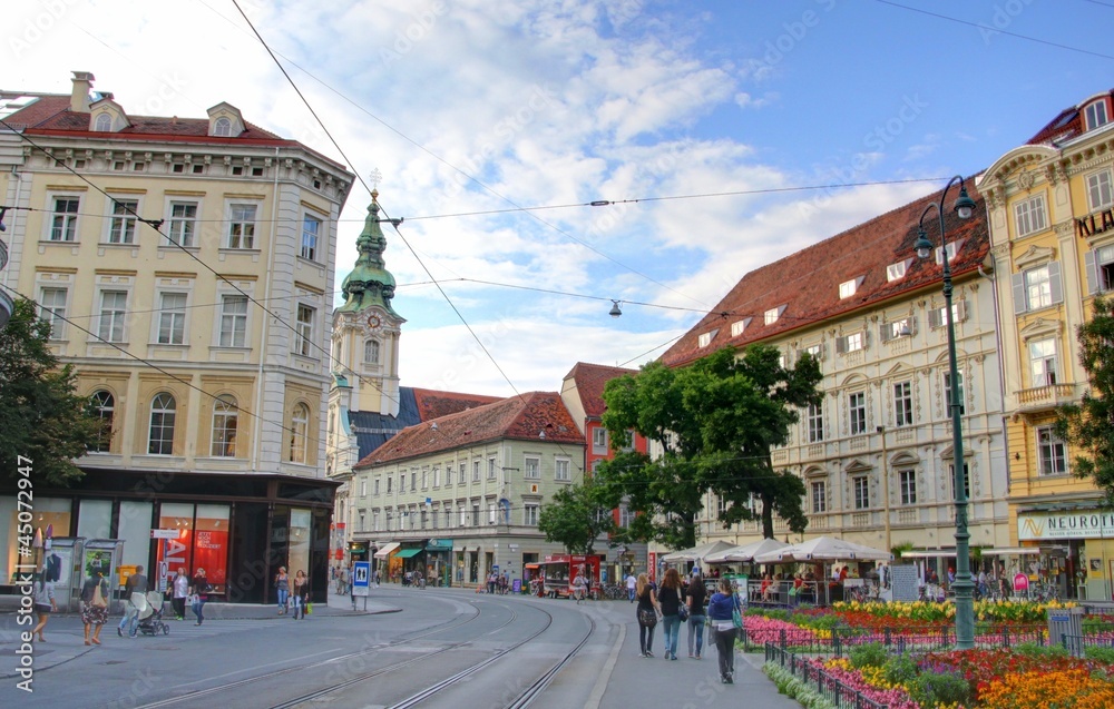 Naklejka premium église à graz
