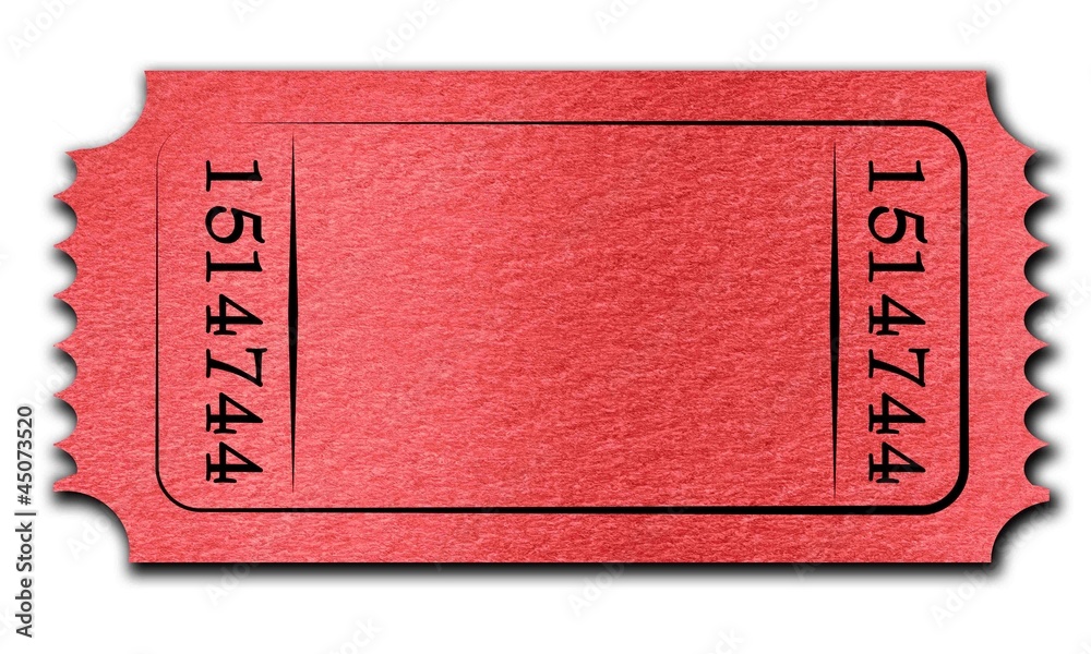 Fototapeta premium Admit ticket