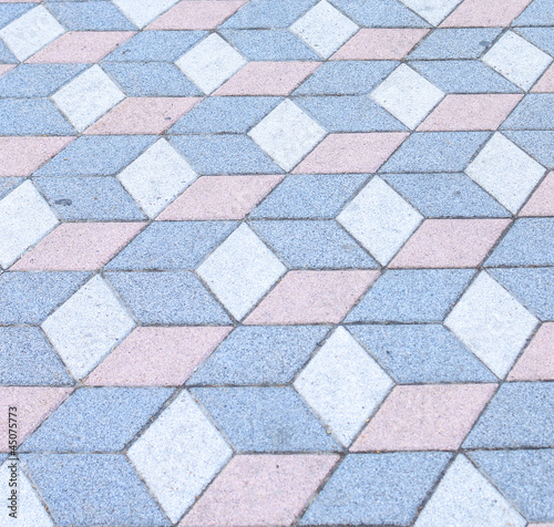 Colorful pavement texture
