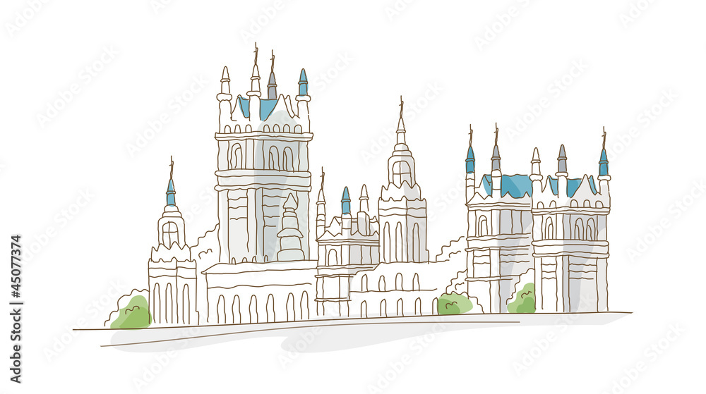 Obraz premium icon castle