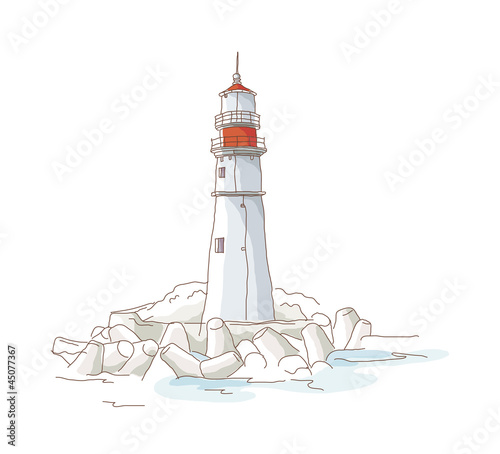 icon light house