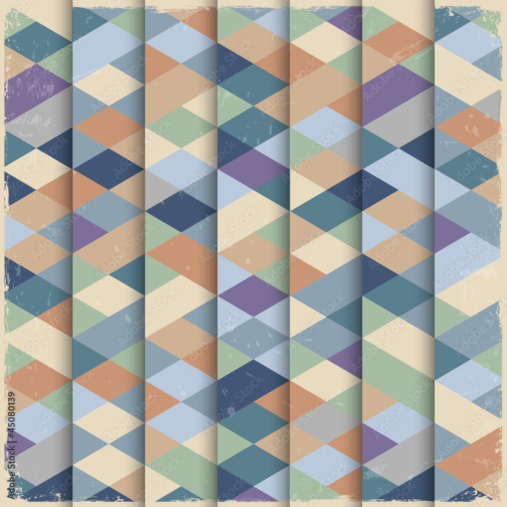 Geometric structure in grunge style Geometric structure in grunge style
