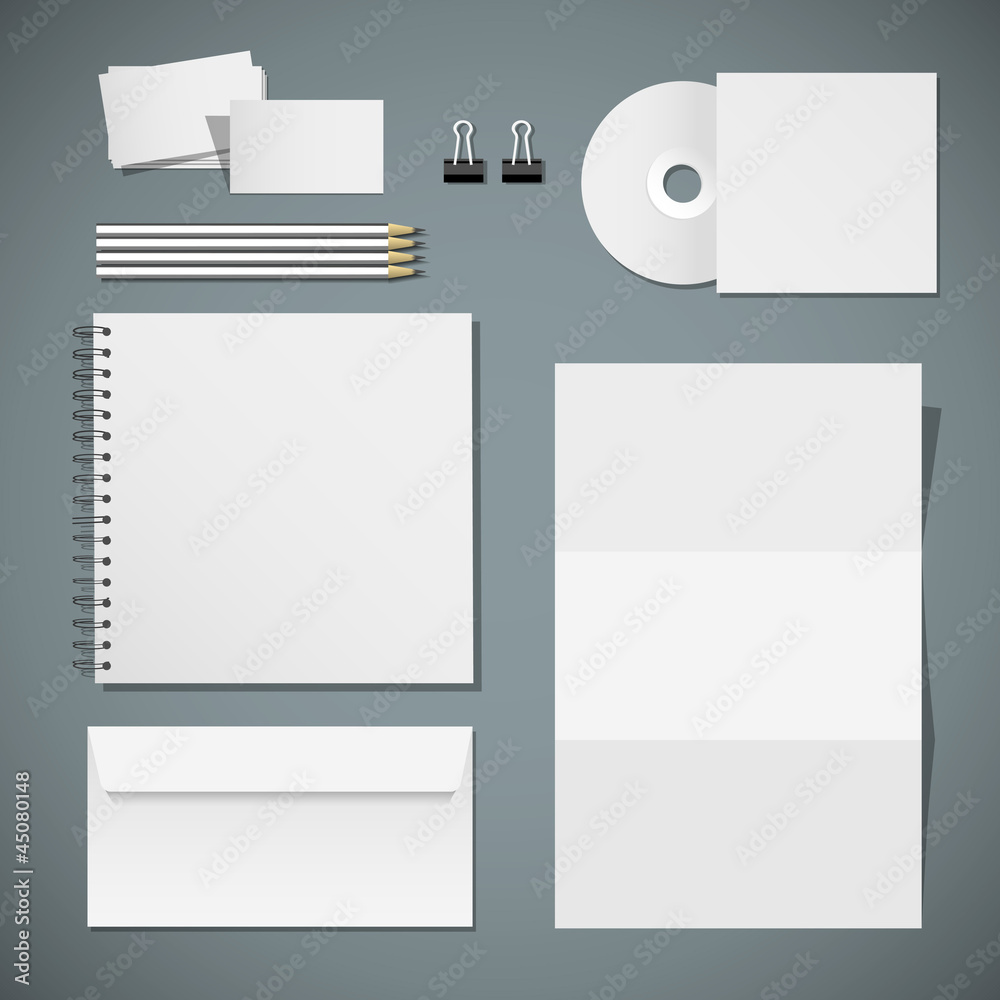 Set of corporate identity templates Set of corporate identity templates