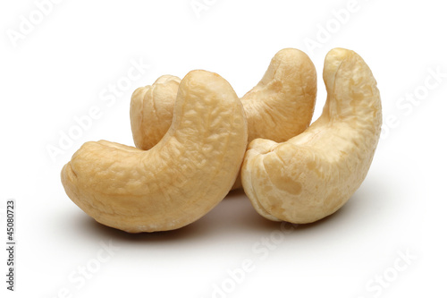 Three Cashew nuts