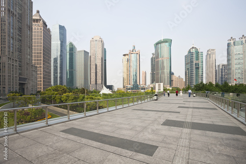 cityscape of modern city,shanghai © zhu difeng