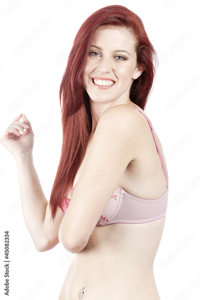 Obraz premium Woman in underwear posing