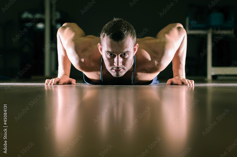 Fototapeta premium Gym training workout