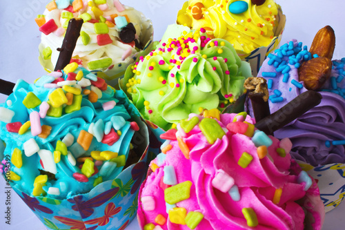 colorful of Cupcake