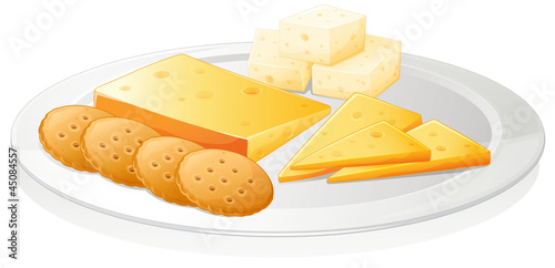 biscuits and cheese