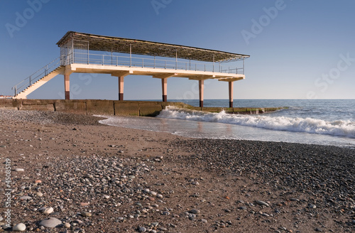 Aerarium on the Black Sea coast. Sochi, Russia photo