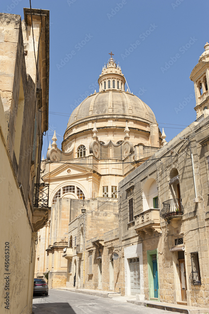 Church in Xewkija, Gozo, Malta
