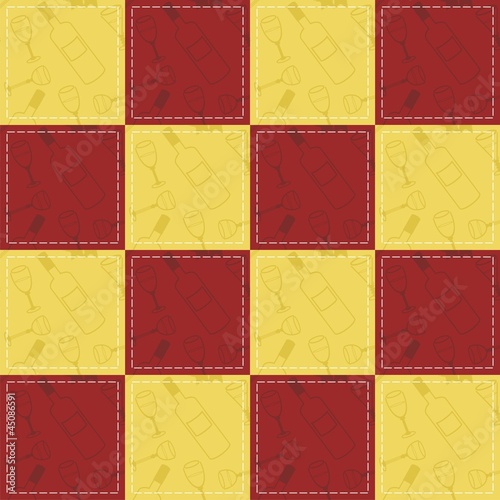 patchwork background with wine