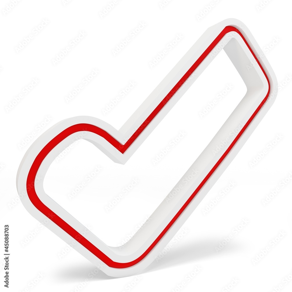 3d check mark 3d check mark