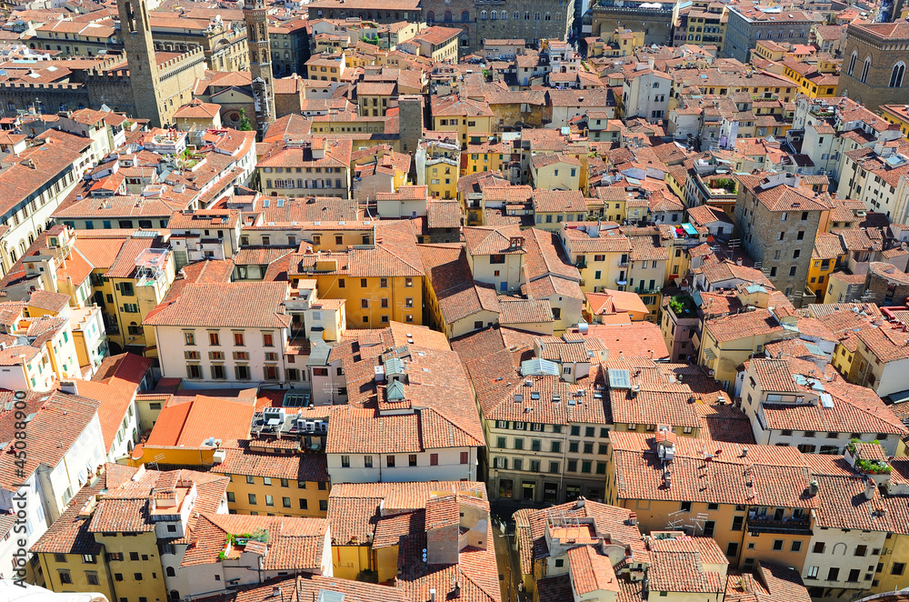 Picturesque view of Florence