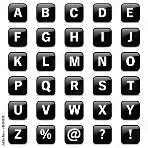 Buchstaben Button © kebay