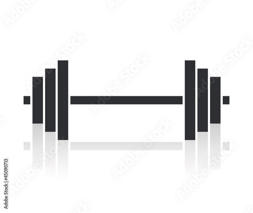 dumbbell weights symbol