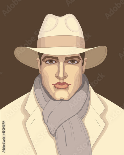 man in the hat
