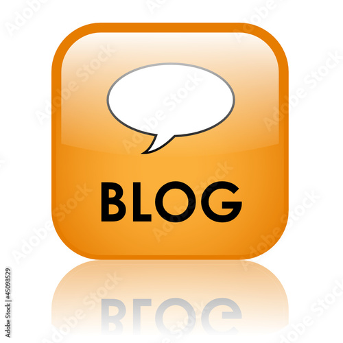 "BLOG" Web Button (website news online internet forum community)