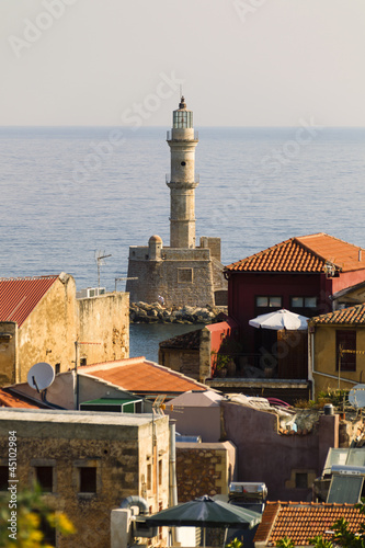 Lighthouse in Chania