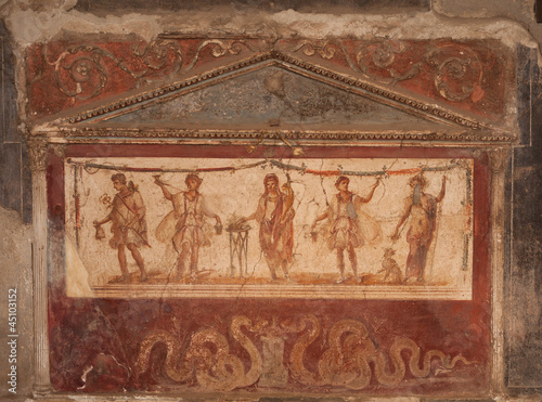 Fresco at Pompeii
