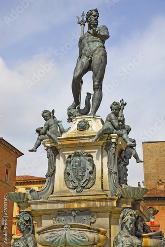 Italy, Bologna the fountain of Neptune