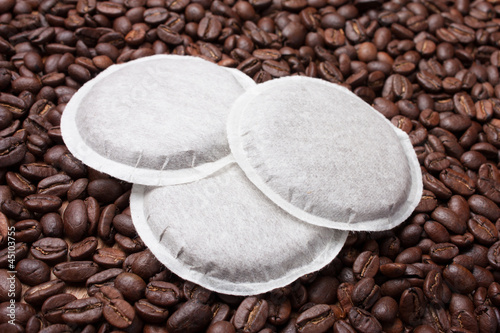 Tas de dosettes de café pour machines