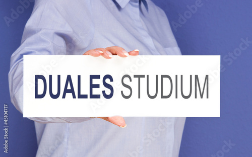 Obraz na płótnie Duales Studium