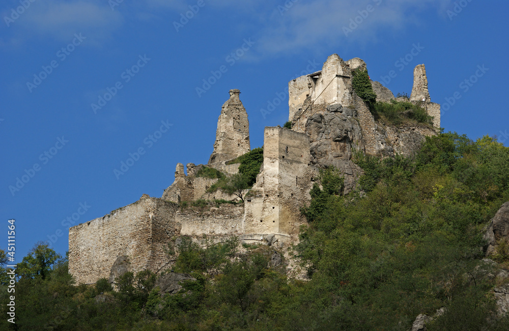 Fototapeta premium Ruine Dürnstein - Wachau, Österreich