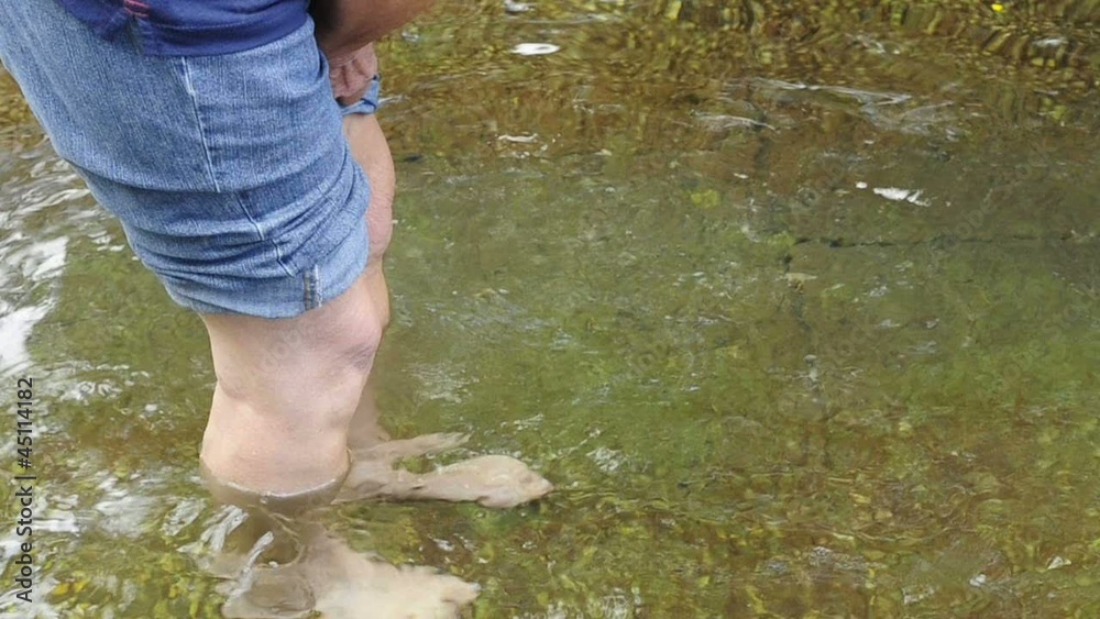 Wassertreten nach Pfarrer Kneipp