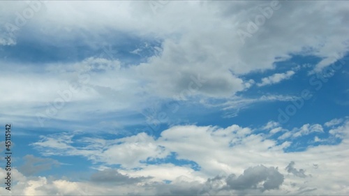 beautiful clouds. time lapse HD