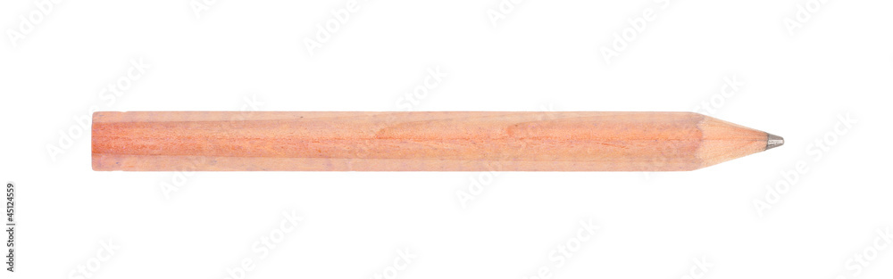 Normal small pencil isolated on white Normal small pencil isolated on white