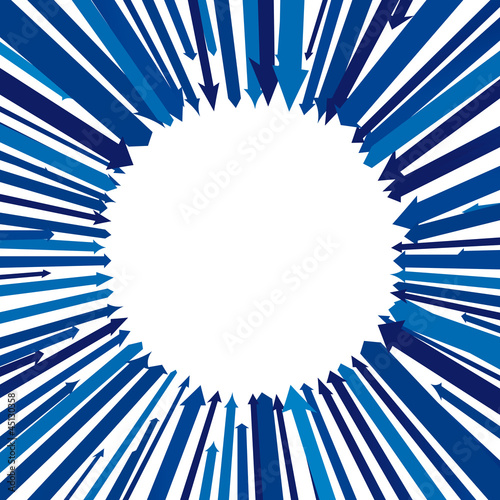 Circle to arrows